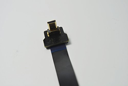 Neue schwarze FPV HDMI Kabel Micro Schnittstelle zu Standard-Schnittstelle für GH4 BMPCC A5000 A6000 A7S A7R 90 Grad DJI 10CM - 4