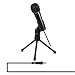 Produktbild Home-Mikrofon-PC, 3,5-Mm-Stecker, Desktop-Mikrofon, Dreieck-Halterung, Plug-And-Play, Geeignet Für Spiele, Youtube, Audio, Podcast, Studio-Aufzeichnung, Online-Chat, Google-Sprachsuche, Desktop-Computer