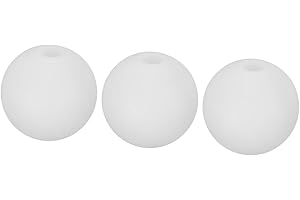 DOITOOL 3 Piezas Pantalla Bola Lechoso Poste De Luz Globo Apliques De Pared Cubre Pantalla Al Aire Poste De Lámpara De Repuesto Globo Vidrio Acrílico G9 Pantalla De Lámpara