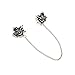 Produktbild FlYHIGH Brosche Pullover Clip Kette Emaille Rose Blume Dekoration Dünne Clips Kleidung Schal Schals Strickjacke Kleidung Charme Ornamente Mode Antike Schmuck