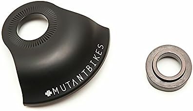 Mutant Bikes drive side BMX bike hub guard no1 black