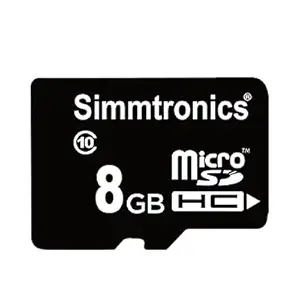 Simmtronics 8GB Micro SD Card Class 10 Memory Card