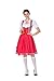 Produktbild Simmia Halloween Kostüm, Biermädchen Kleid Bühnenkostüm Magd, 8586, XL