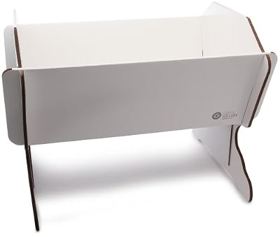 Green Lullabye Berceau en Carton Recyclable - Blanc