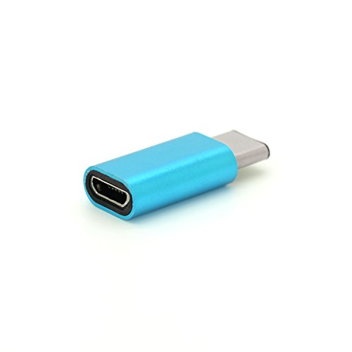 Original iProtect® USB Typ-C 3.1 Adapter USB Typ-C zu MicroUSB in blau