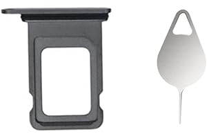 Snailcanfly Ersatz für iPhone 13 Pro A2638 A2483 5.4inch /13 Pro Max A2643 A2484 6.7inch Nano Dual SIM Karte Tablett Kartenfach Steckplatz Adapter Halter Graphite