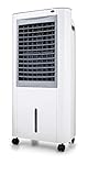 Yatek Rafraîchisseur d'air par Évaporation YK-M99, capacité de 10 L, puissance de 160 W, avec alarme de pénurie d'eau et dépôt d'eau amovible, avec tablette de glace