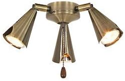 Casafan - Kit luminaire pour ventilateur de plafond Light 5 ( Laiton antique ) Eco Elements, Carribean Dream, satin star, royal, merkur
