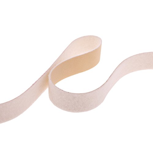 Gazechimp Lederband flach Breite1.5cm / Länge 10m Farbe wählbar – Beige, 10 Meter x15mm - 6