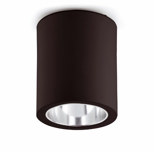 détail Faro Barcelona Pot 63125 - Plafonnier, 60 W, aluminium, couleur noir