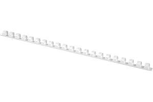 OFFICER PRODUCTS Binding Combs Office Products A4 14mm (115 Sheets) 100 Pcs White/Presentation/Type-21 Rings/Kind-Spiral/Material-Plastic/Colour-White/Format-A4 / Size-14mm