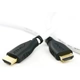 Neet - HDMI Cable 2m - 1080p 3D 4k UHD - HIGH-SPEED with Ethernet and Audio Return Channel - Cat2 - Genuine 28awg High Quality lead - White Line