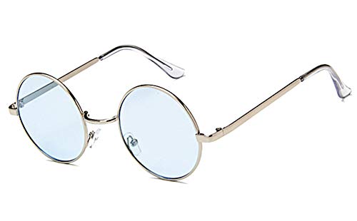 Gafas de sol Chic-Net Unisex Ronda gafas hippie John Lennon tintados 400UV embarcadero largo turquesa oscuro