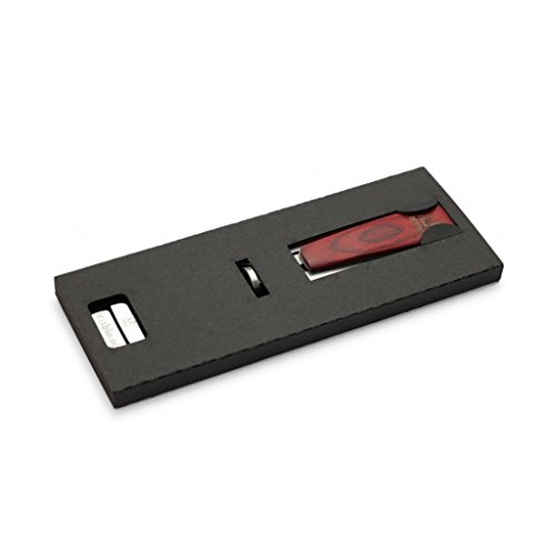 A.P. Donovan – Holz-Tabak-Pfeifen-Set handgemacht (mit Edelstahl Pfeifen-Ständer & Tabak-Stopfer / Besteck) – für 9mm Filter – Guajakholz – Votan - 8