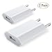 Produktbild Luvfun USB Netzteil USB Ladegerät,Ladegerät Charge Reiseadapter mit iSmart Technologie Weiß [2-Pack]
