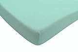 Jollein 511-847-00011 Spannlaken Jersey Laufstallmatratze, 75x95 cm, jade grün