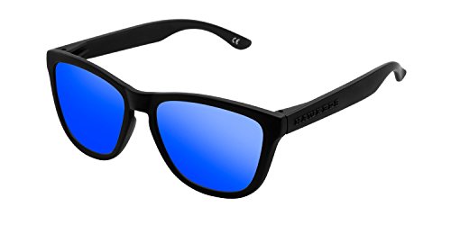Hawkers Carbon Black Sky One, Gafas de Sol Unisex, Negro/Azul