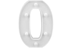 KOPPER-24 LED Decorative Letters - 22 cm A-Z - with Warm Light - Lamp Illuminated Stand Wedding Lettering Word Love Home Battery Light Decoration Alphabet Yes Love Romantic Living Room Bar Luminous Letters (O)