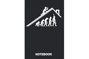 Notebook: Slater Roofer Carpenter Craftsman | Diary, Notebook and Journal | Size 6" x 9" | 120 Dot Grid Pages | Softcover | Dotted White Paper