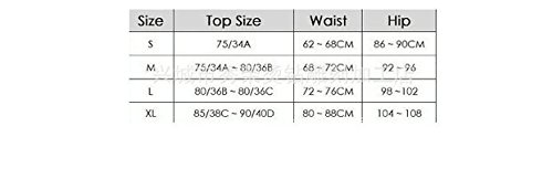 Vandot Damen Sexy Split Badeanzug Swimwear Bikini Push Up Bandeau Neckholder Brustpolste Cups Strand Bademode Swimsuit Tankini Beachwer High Waist Hohe Taille Shorts Oberteil Tops und Bottoms Set – Design 2 - 4