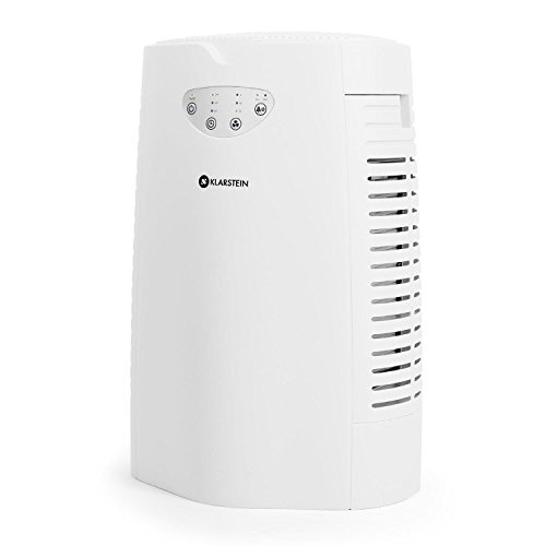 Klarstein Vita Pure • Luftreiniger • Lufterfrischer • Radialventilator • Ionisator • UV-Beleuchtung • 35 Watt • 5-in-1 Filtersystem • 108 m³/h Luftdurchsatz • 3 Lüftungsstufen • 3-stufiger Timer • geräuscharm • Touch-Bedienung • für Allergiker • weiß - 8