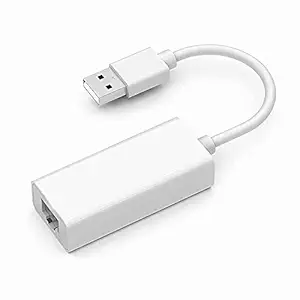 APLT- USB to RJ45 Ethernet LAN Network Adapter Plug and Play, USB to Network Adapter(White)