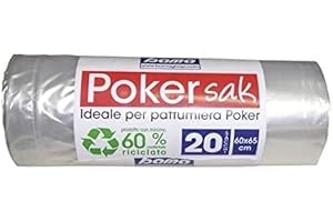 TUTTOCASA_SHOP 200 Buste Poker SAK Sacchi per PATTUMIERA Bama