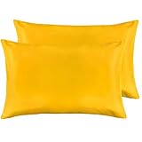 FUNCION DE PRODUCTO: Estas fundas de almohada simples y ultra suaves pueden cubrir y proteger sus almohadas de estar sucias y también pueden decorar su dormitorio. Es un producto de cama que puede usar en todas las estaciones. Estas fundas de almohadas son fáciles de lavar y secar. No hay cremallera, por lo que es muy fácil colocar o sacar la almohada. No se deforman fácilmente, puedes cuidarlos fácilmente.