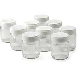 lagrange 430301 Lot de 9 pots yaourt, 0.185 liters