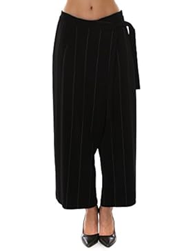 Pinko Pantaloni Donna LIRICOZZ2 Poliestere Bianco/Nero