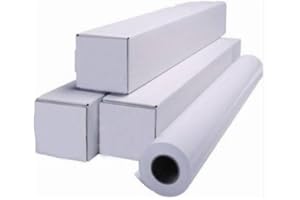 ITALFROM Confezione 4 Rotoli Carta Plotter in Rotolo 90 GR. Formato 61x50 ROTOLIFICIO PUGLIESE