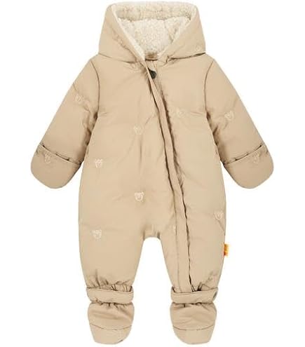 Steiff Schneeanzug Größe 74 - Warmer Winter Overall Mit Kapuze Für Babys In Sesame