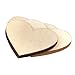 Produktbild 200Pcs Herzform Holz Stück Holz Scheiben Plain Wooden Heart Schmuck für Hochzeit DIY Fertigkeit-Herstellung 10mm Hohe Qualität, praktisch, die Sie verdient haben