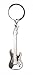 Produktbild Fender Schlüsselring Keychain Stratocaster 3D Guitar Nue offiziell Silber Metal