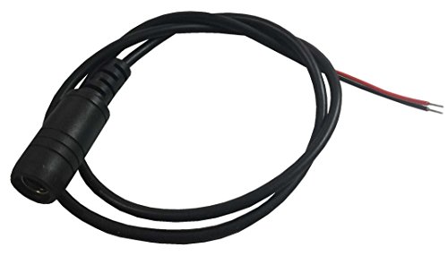 Kab24® Netzteilkabel 45cm DC Hohlbuchse gerade 5,5mm x 2,1mm auf offenes Ende