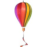 windspiel ballon AUFWENDIG VERARBEITET - Durch die mehrfach gelagerten Elemente dreht sich sowohl der Balloon als auch der unten angehängte Twister sehr leichtgängig. Die präzise verarbeiteten Spritzgussteile verhindern scharfen Kanten und Ecken am Korb oder sonstigen Teilen