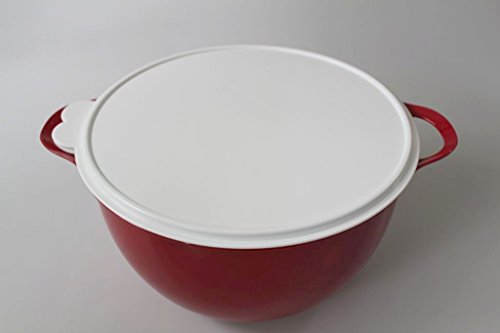 TUPPERWARE Rührschüssel Maximilian 10,0 L rot Schüssel peng Partybombe Salatbar - 8
