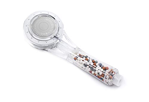 Eco2-Douche - Douchette Translucide - Pommeau de Douche Écologique & Economique - Universel - Rechargeable - Conception Française - Translucide