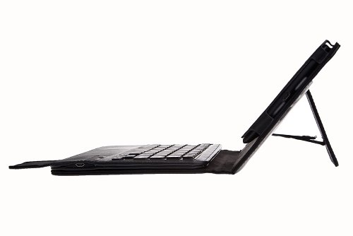 MoKo Google New Nexus 7 FHD 2nd Gen Hülle – Wireless Bluetooth Keyboard Tastatur Smart Case Hülle mit Abnehmbarer und Auto Sleep / Wake für Google Nexus 7 2 2013 Tablet, Schwarz - 4