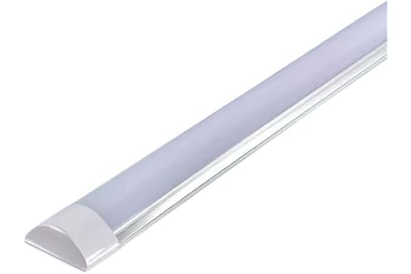 SILAMP Réglette LED 120cm 36W - Blanc Froid 6000K - 8000K