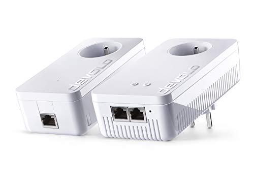 Preisvergleich Produktbild Devolo dLAN Netzwerk-Stecker weiß 1200 Mb / s Avec Prise Gigogne