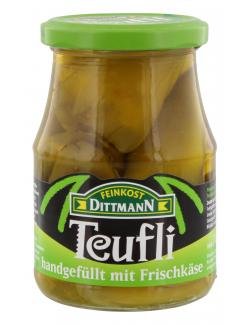 Preisvergleich Produktbild Feinkost Dittmann Teufli Grün mit Frischkäse 310 g