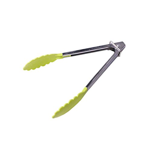 Preisvergleich Produktbild Provide The Best Silikon-Edelstahl-Zangen Lebensmittel Tongs Salat Brot Clamp Steak Clamp Küchenhelfer