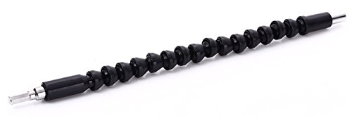 Akkuschrauber Aufsatz/Welle/Schaft – FLEXIBEL – „Schrauben um die Ecke!“ – biegsame & flexible Verlängerung | Adapter auch als Winkelaufsatz für Bohrmaschine & Schraubenzieher - 6