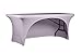 Produktbild Expand Tischcover, Tischhusse Weiß - Tisch Cover, Husse als Tischdecke - 140cm bis 160cm - Einseitig offen - B1 - Stretch