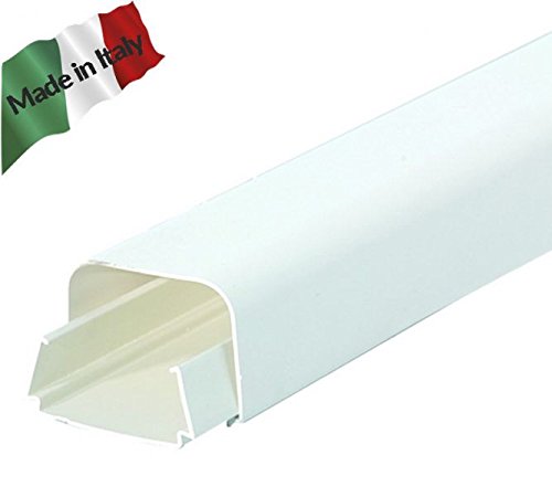 Vecamco Clima Plus, Canalina clima, Bianco, 65 x 50, Barra 2 m