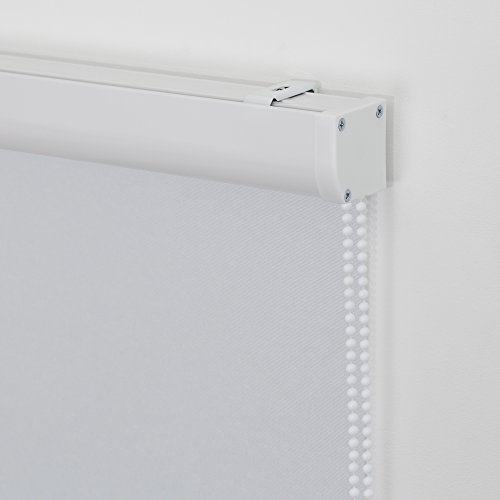 Lichtblick RVK.100.175.01 Thermo-Rollo Klebfix mit Kassette, ohne Bohren, Verdunkelung – Weiß 100 x 175 cm (B x L) - 7