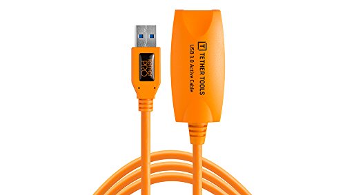 Cable USB Tether Tools Tetherpro Cable USB 3.0 de extensión Activo de 5 m en Color Naranja [CU3017]