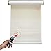 Produktbild h Elektrisches Verdunklungsrollo, inkl. Akku-Motor, weiß, 0% Gewebe-Öffnungsrate, 1400x2500 mm -NEU- (1 ST)