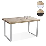 mesa madera industrial cocina La mesa de comedor fija Natural, es una práctica mesa elegante, de formas simples y estilizadas, ideal para comedores minimalistas o industriales.